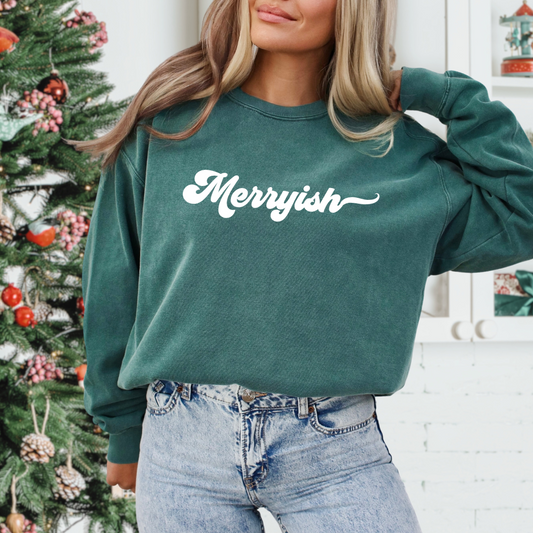 Retro Merryish Crew Neck